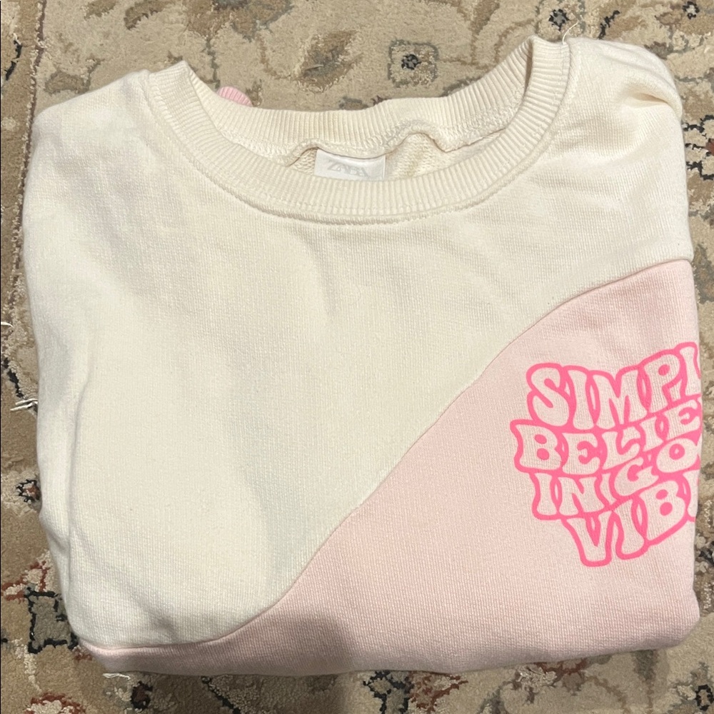 Zara Cream Sweatshirt